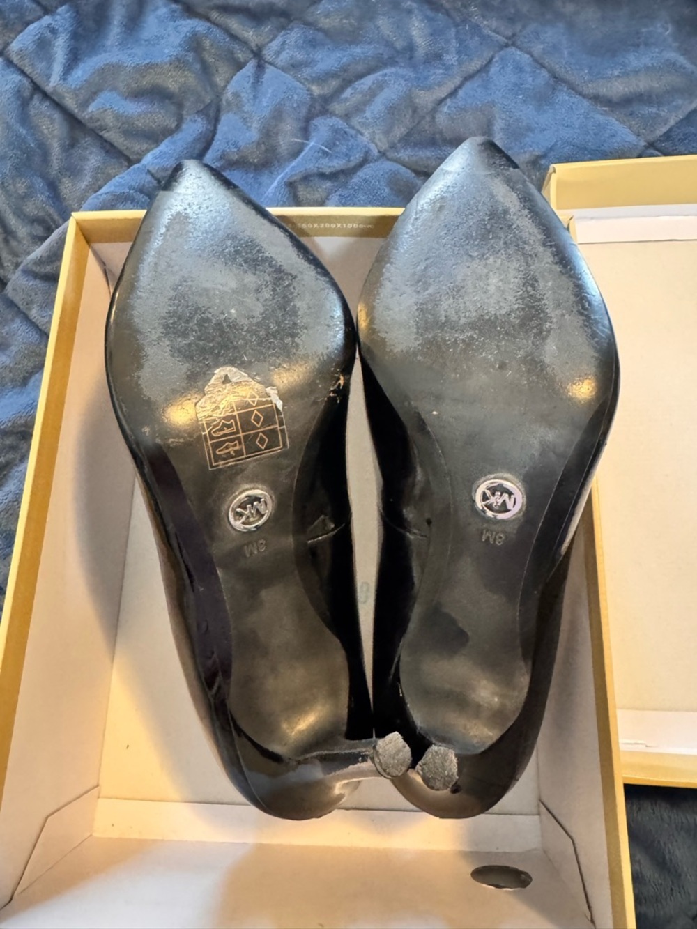 Michael Kors Claire Black Patent High Heel Pumps - Picture 5 of 7